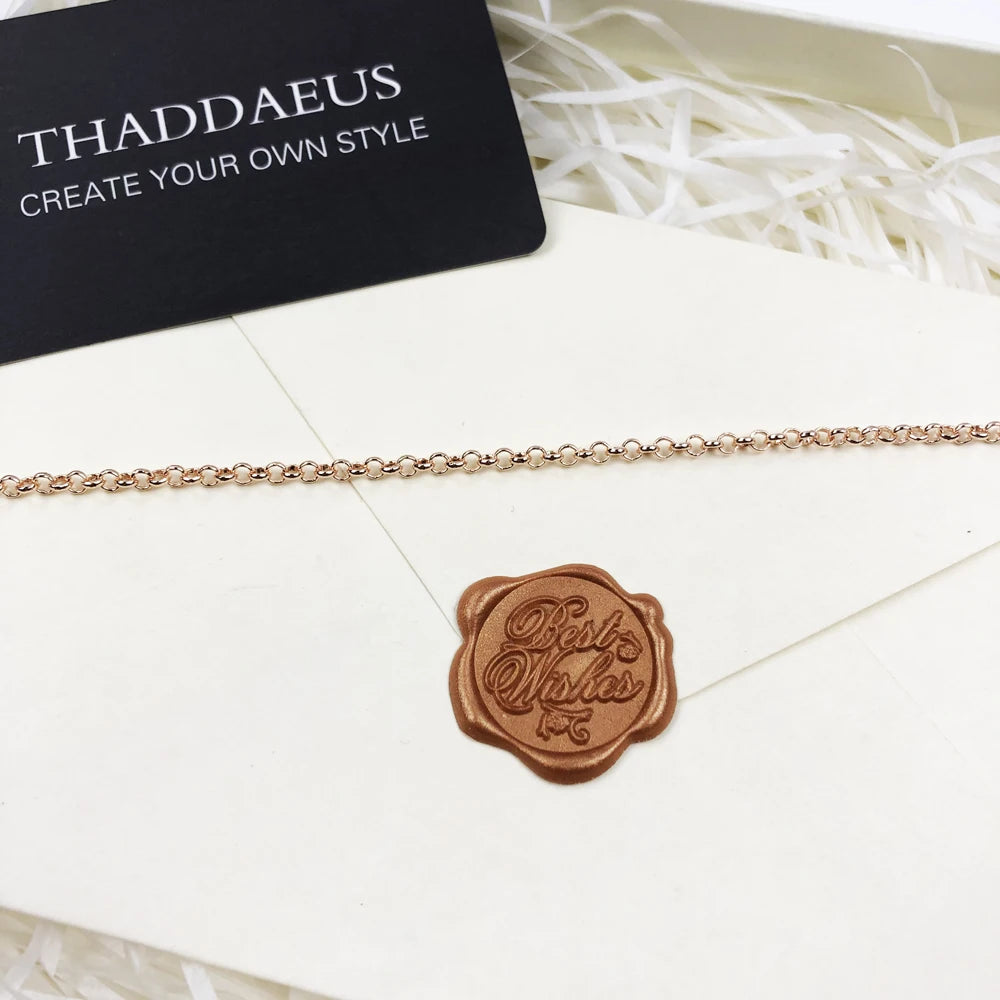 Round Belcher Chain Necklace,2017 Brand New  Strand Fashion Jewelry Europe Style Rose Gold  Bijoux Gift For Men Women