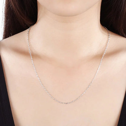 2mm Rolo Square Chain Classic,2017 New  Glam Fashion Jewelry Europe Style Soul 925 Sterling Silver Bijoux Gift For Men Women