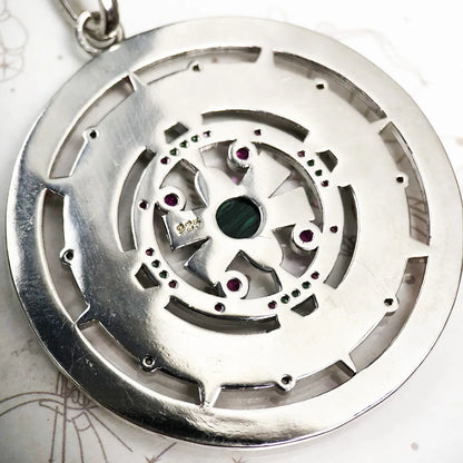 Amulet Magical Lucky Symbol Tree Flower Karma Whell Sun Bird Butterfly Pendants Jewelry 925 Sterling Silver Gift For Women Men