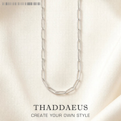 Charm Necklace Link Chain Winter New Fashion Jewelry Europe 925 Sterling Silver Gift For Women Men