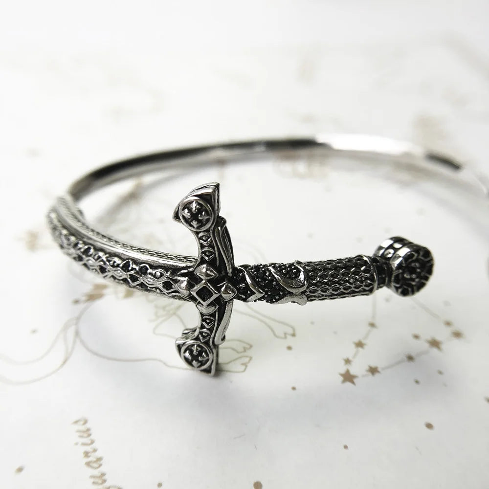 Sword Bangle Bracelet Fashion Jewelry Vinatge Gift For Women Men