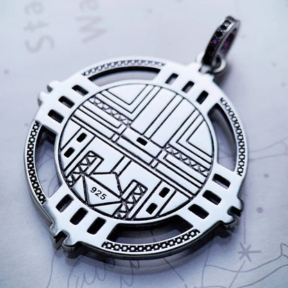 Amulet Magical Lucky Symbol Tree Flower Karma Whell Sun Bird Butterfly Pendants Jewelry 925 Sterling Silver Gift For Women Men