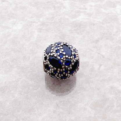Bead Deep Ocean Pure 925 Sterling Silver Romantic Gift For Women Europe Feminine Karma Charms Jewelry Accessories
