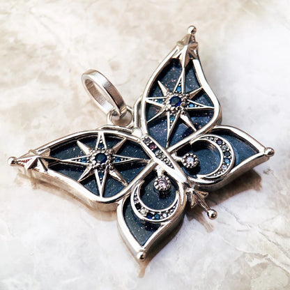 Amulet Magical Lucky Symbol Tree Flower Karma Whell Sun Bird Butterfly Pendants Jewelry 925 Sterling Silver Gift For Women Men