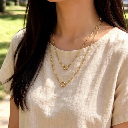 Charm Necklace Golden Carriers Winter Fashion Jewelry Europe 925 Sterling Silver Bohemia Gift For Women Girls