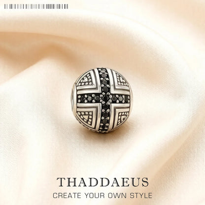 Bead Cross Hero New 925 Sterling Silver Europe Karma Charms European Faith Jewelry Accessories