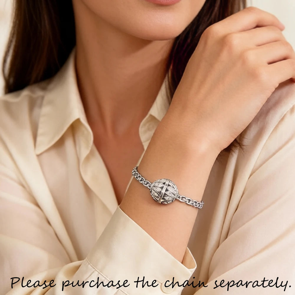 Bead Leaves 925 Sterling Silver Romantic Gift For Women Europe Feminine Karma Charms Jewelry Accessories
