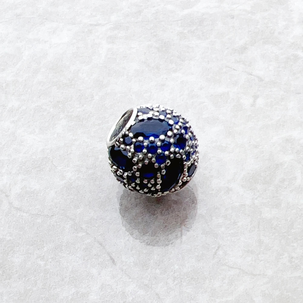 Bead Deep Ocean Pure 925 Sterling Silver Romantic Gift For Women Europe Feminine Karma Charms Jewelry Accessories