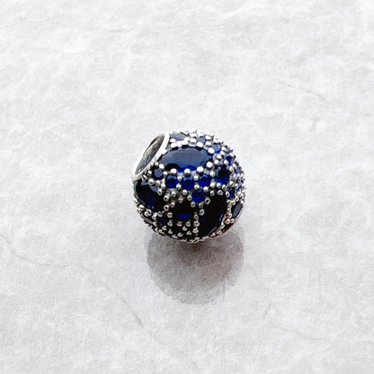 Bead Deep Ocean Pure 925 Sterling Silver Romantic Gift For Women Europe Feminine Karma Charms Jewelry Accessories
