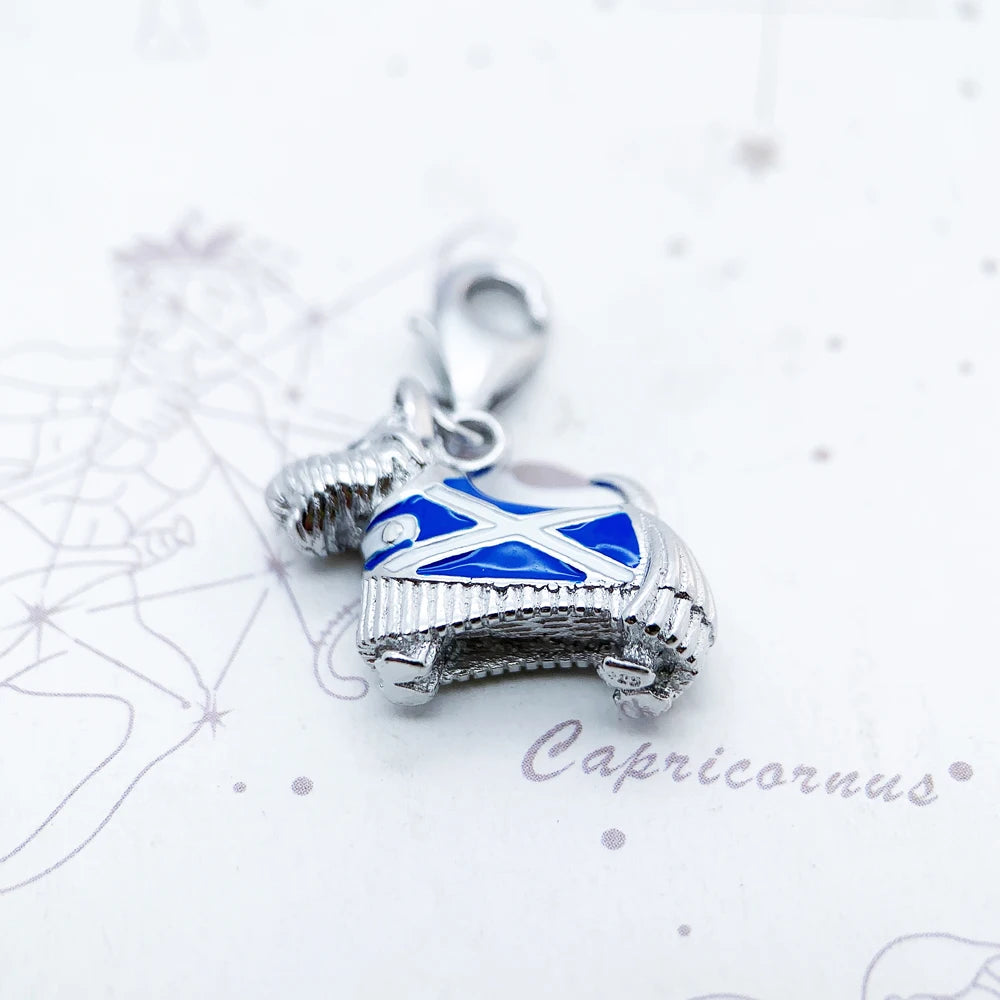 Pure 925 Sterling Silver Westie Westy Dog Scotland Animal Pendant Charms Jewelry Women Men Gift