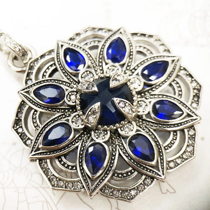 Amulet Magical Lucky Symbol Tree Flower Karma Whell Sun Bird Butterfly Pendants Jewelry 925 Sterling Silver Gift For Women Men