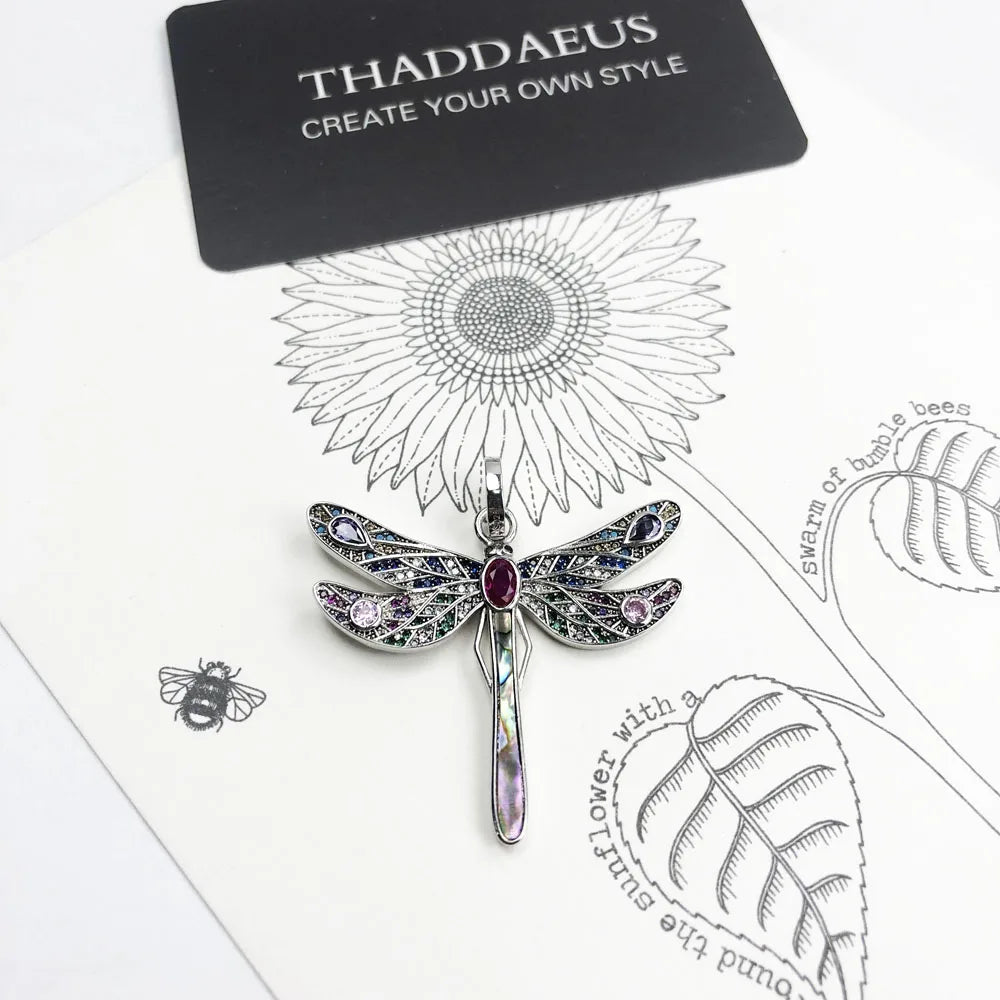 Amulet Magical Lucky Symbol Tree Flower Karma Whell Sun Bird Butterfly Pendants Jewelry 925 Sterling Silver Gift For Women Men