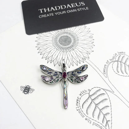 Amulet Magical Lucky Symbol Tree Flower Karma Whell Sun Bird Butterfly Pendants Jewelry 925 Sterling Silver Gift For Women Men