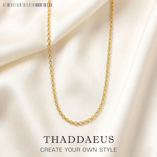 Round Belcher Chain Necklace Brand New Strand Fashion Jewelry Europe Style Gold  Bijoux Gift For Men Women