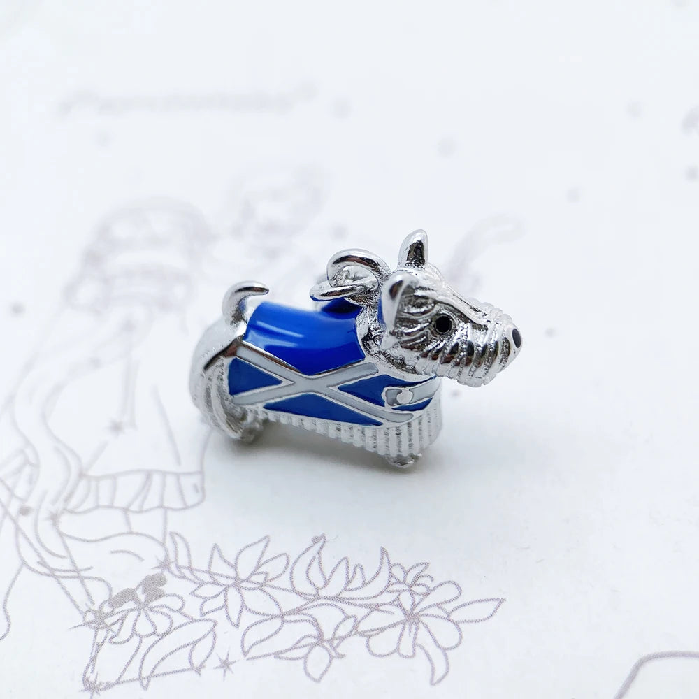 Pure 925 Sterling Silver Westie Westy Dog Scotland Animal Pendant Charms Jewelry Women Men Gift