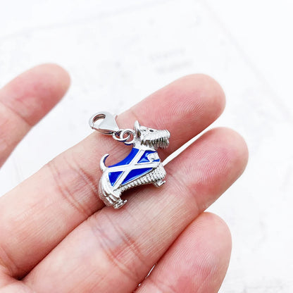 Pure 925 Sterling Silver Westie Westy Dog Scotland Animal Pendant Charms Jewelry Women Men Gift