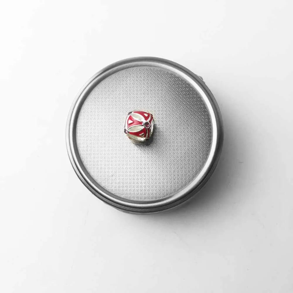 Beads Red Scale 925 Sterling Silver Gift For Women Men Europe Karma Charms Jewelry Accessories