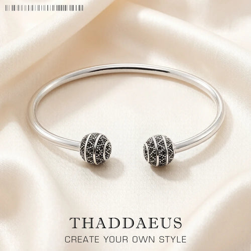 Bracelet Bangles Zig Zag Europe Style Fashion Gift For Women Men Brand New Jewelry In 925 Sterling Silver