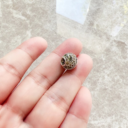 Bead Green Planet Solid 925 Sterling Silver Trendy Gift For Women Europe Feminine Karma Charms Jewelry Accessories