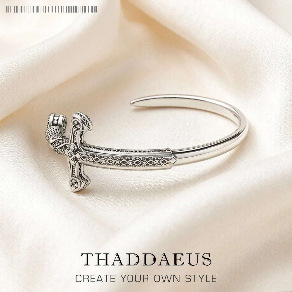 Sword Bangle Bracelet Fashion Jewelry Vinatge Gift For Women Men