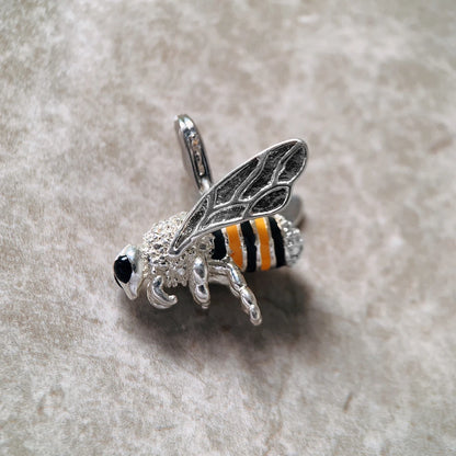 Real 925 Sterling Silver Fashion Jewelry Lovely Honey Bee Pendant Charm For Women Drop Shipping Wholesale
