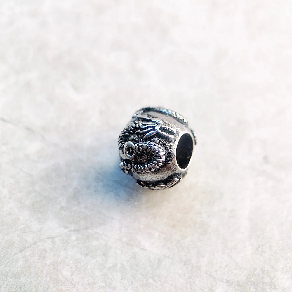 Beads Dragon,925 Sterling Silver Charms Rebel Street Vintage Karma European Jewelry Accessories