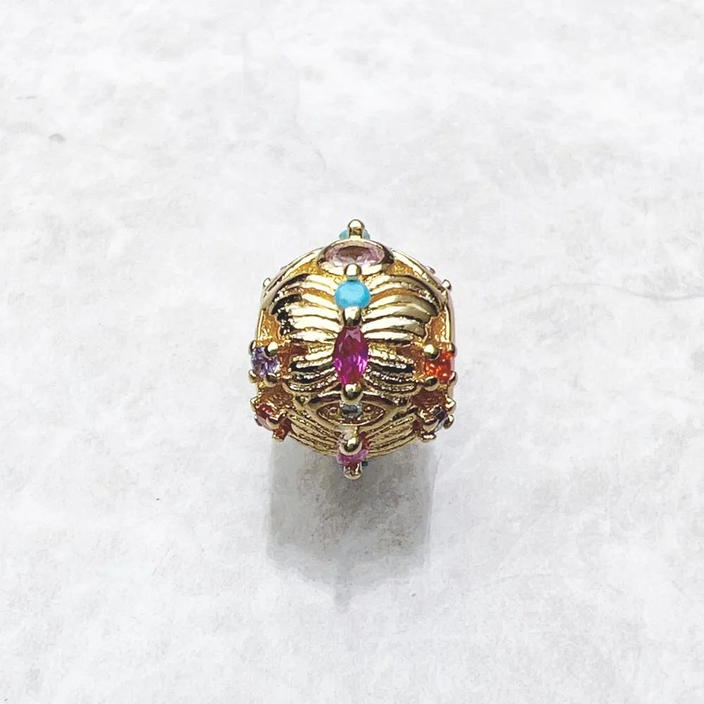 Golden Butterfly Bead 925 Sterling Silver Karma Charms European Jewelry Bohemia Accessories For Women