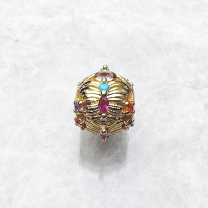 Golden Butterfly Bead 925 Sterling Silver Karma Charms European Jewelry Bohemia Accessories For Women