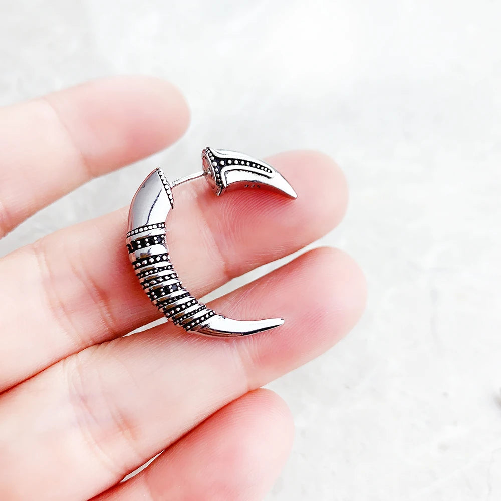 Earring Claw New Vintage 925 Sterling Silver Gift For Women High Quality Fine Jewelry