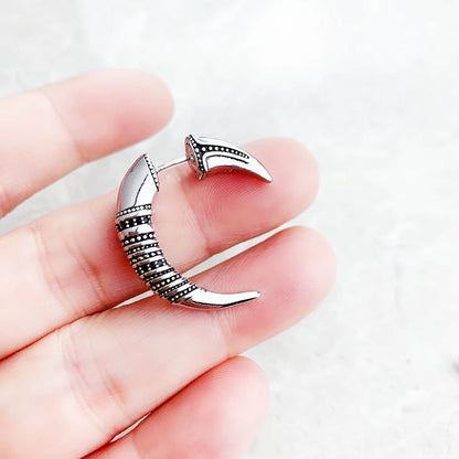 Earring Claw New Vintage 925 Sterling Silver Gift For Women High Quality Fine Jewelry