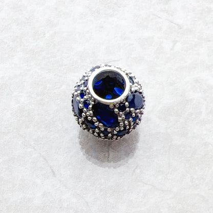 Bead Deep Ocean Pure 925 Sterling Silver Romantic Gift For Women Europe Feminine Karma Charms Jewelry Accessories