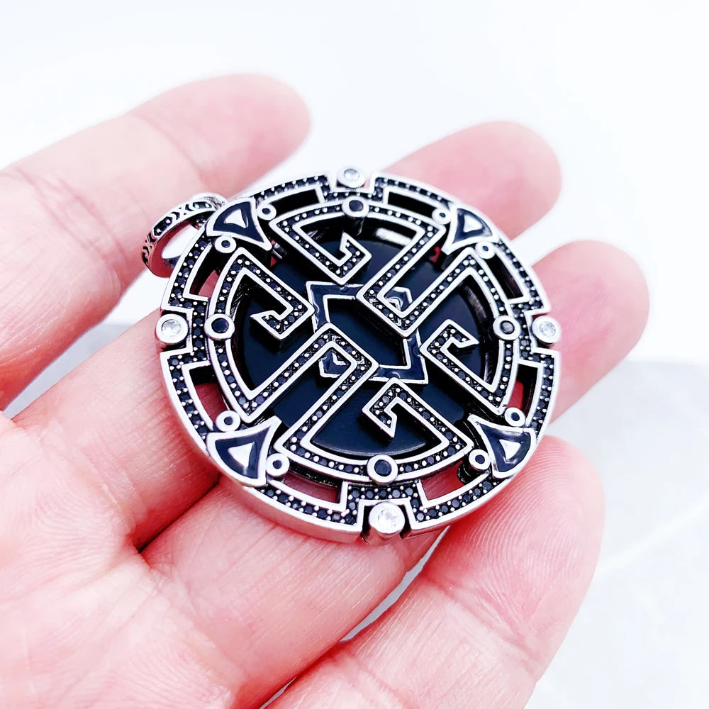 Amulet Magical Lucky Symbol Tree Flower Karma Whell Sun Bird Butterfly Pendants Jewelry 925 Sterling Silver Gift For Women Men