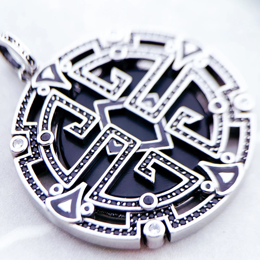 Amulet Magical Lucky Symbol Tree Flower Karma Whell Sun Bird Butterfly Pendants Jewelry 925 Sterling Silver Gift For Women Men