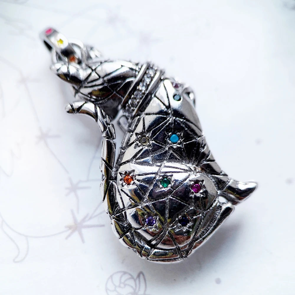 Amulet Magical Lucky Symbol Tree Flower Karma Whell Sun Bird Butterfly Pendants Jewelry 925 Sterling Silver Gift For Women Men