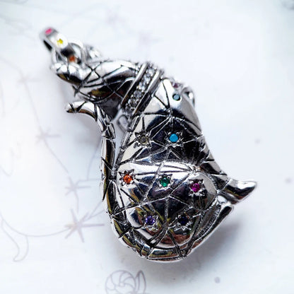 Amulet Magical Lucky Symbol Tree Flower Karma Whell Sun Bird Butterfly Pendants Jewelry 925 Sterling Silver Gift For Women Men