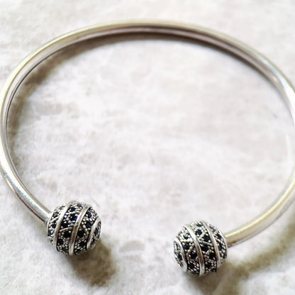 Bracelet Bangles Zig Zag Europe Style Fashion Gift For Women Men Brand New Jewelry In 925 Sterling Silver